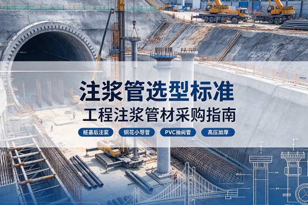 咸阳注浆管选型标准