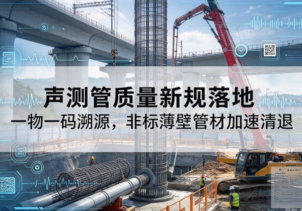 咸阳声测管质量新规落地，一物一码溯源，非标薄壁管材加速清退